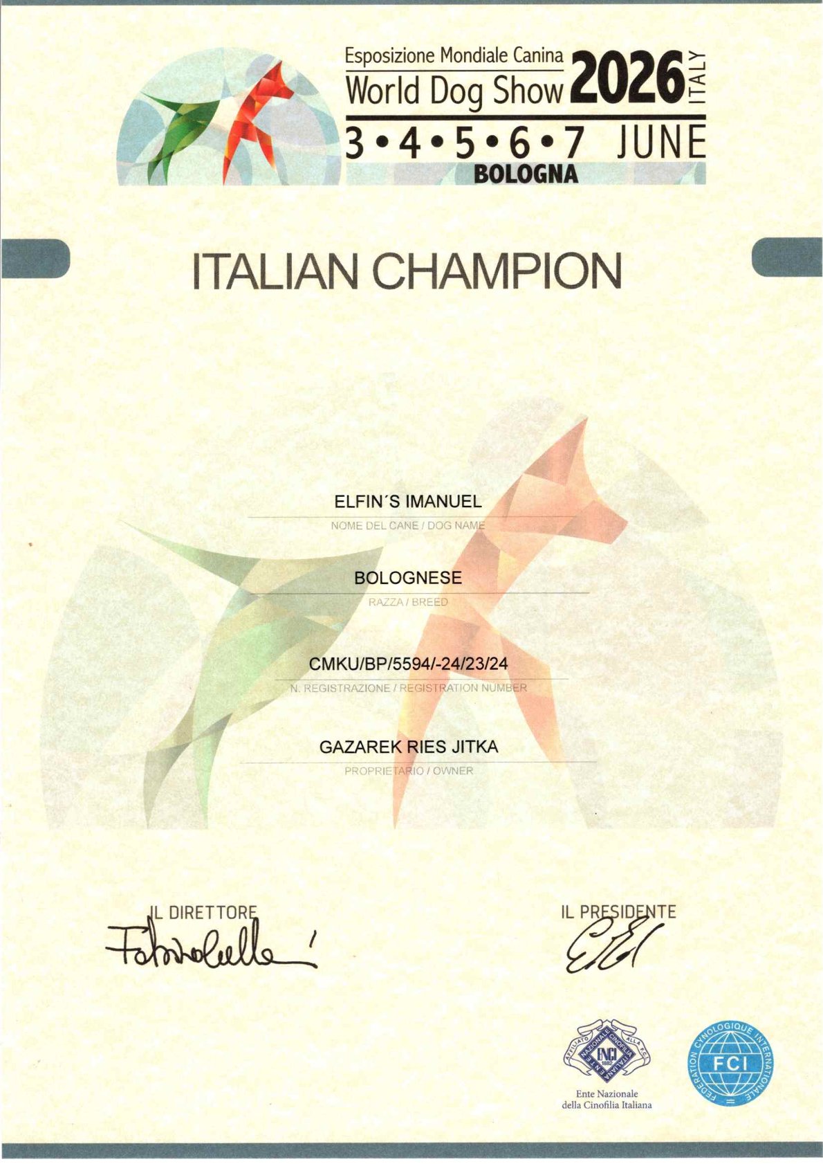 Italský šampion    20260616